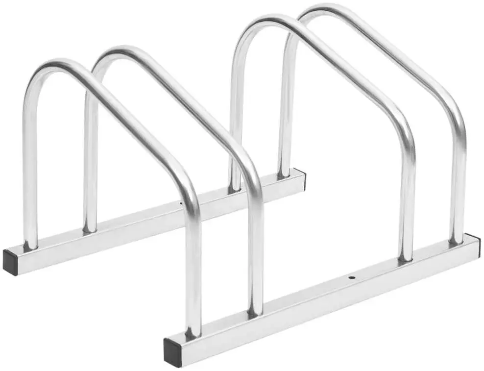 Suport pentru biciclete VidaXL 154417 (Silver)