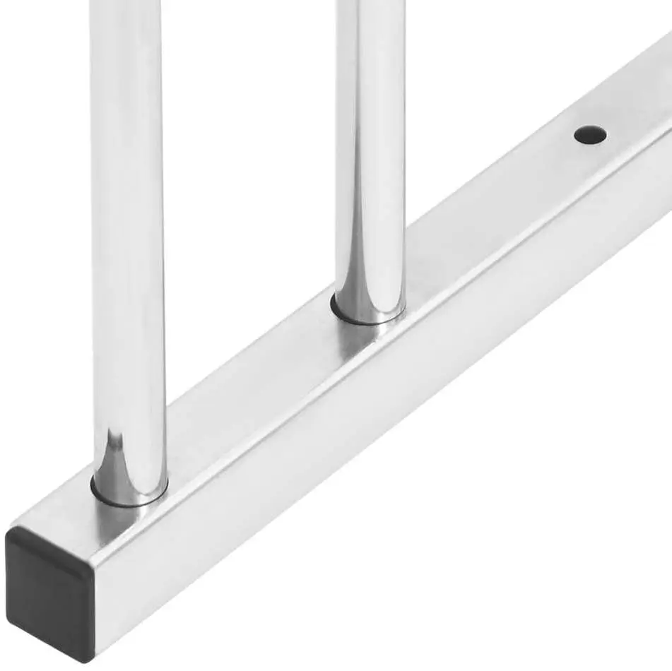 Suport pentru biciclete VidaXL 154418 (Silver)