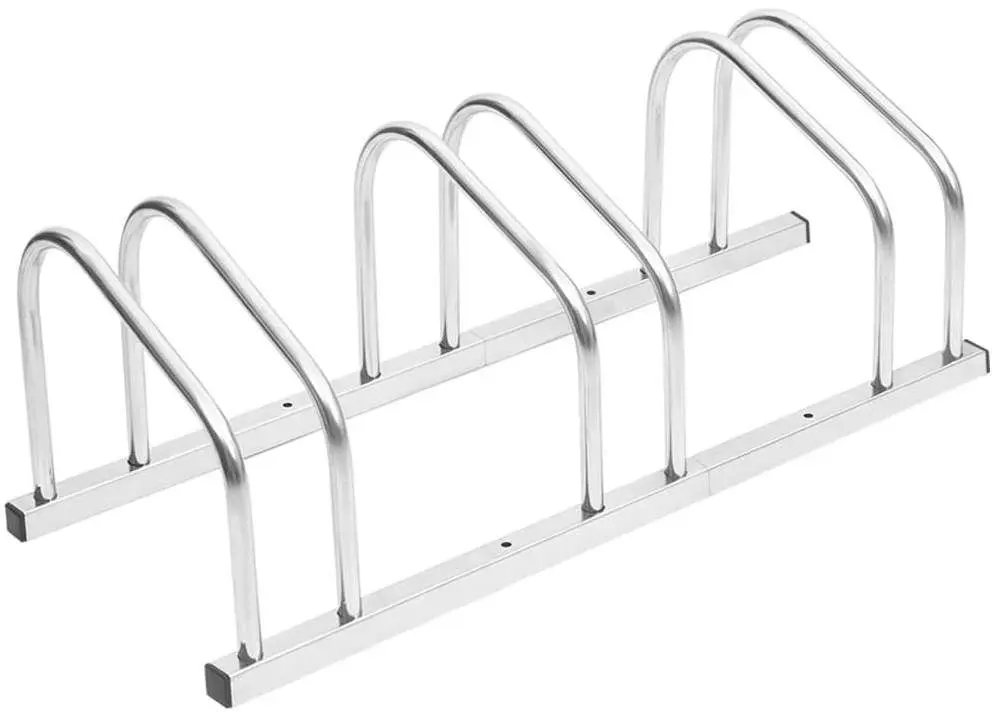 Suport pentru biciclete VidaXL 154418 (Silver)