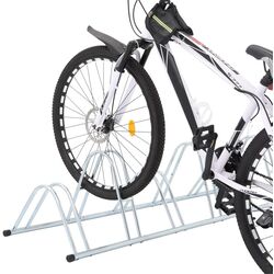 Suport pentru biciclete VidaXL 4005567 (Silver) Thumb