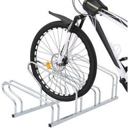 Suport pentru biciclete VidaXL 4005575 (Silver) Thumb