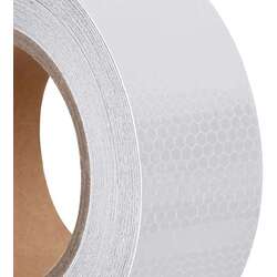 Banda reflectorizantă VidaXL 153116 20m (White) Thumb