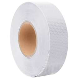 Banda reflectorizantă VidaXL 153122 50m (White) Thumb