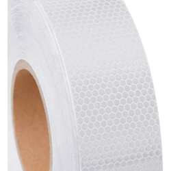 Banda reflectorizantă VidaXL 153122 50m (White) Thumb