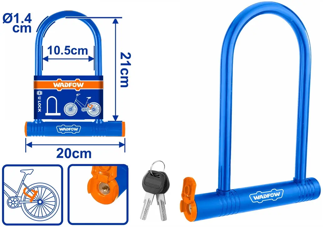 Lacat pentru bicicleta Wadfow WBK6125