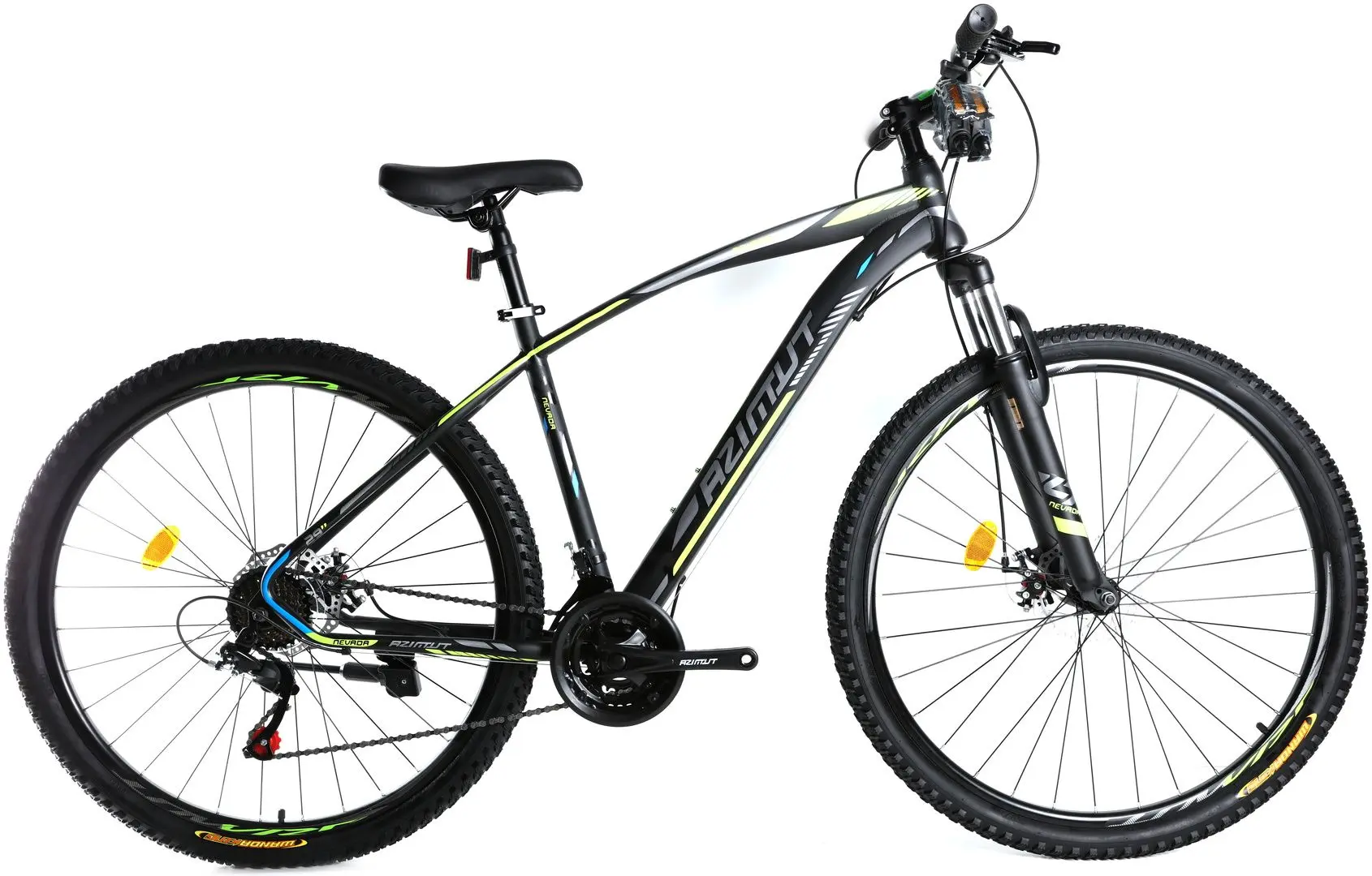 Bicicleta Azimut Nevada 29 SKD (Black/Green)