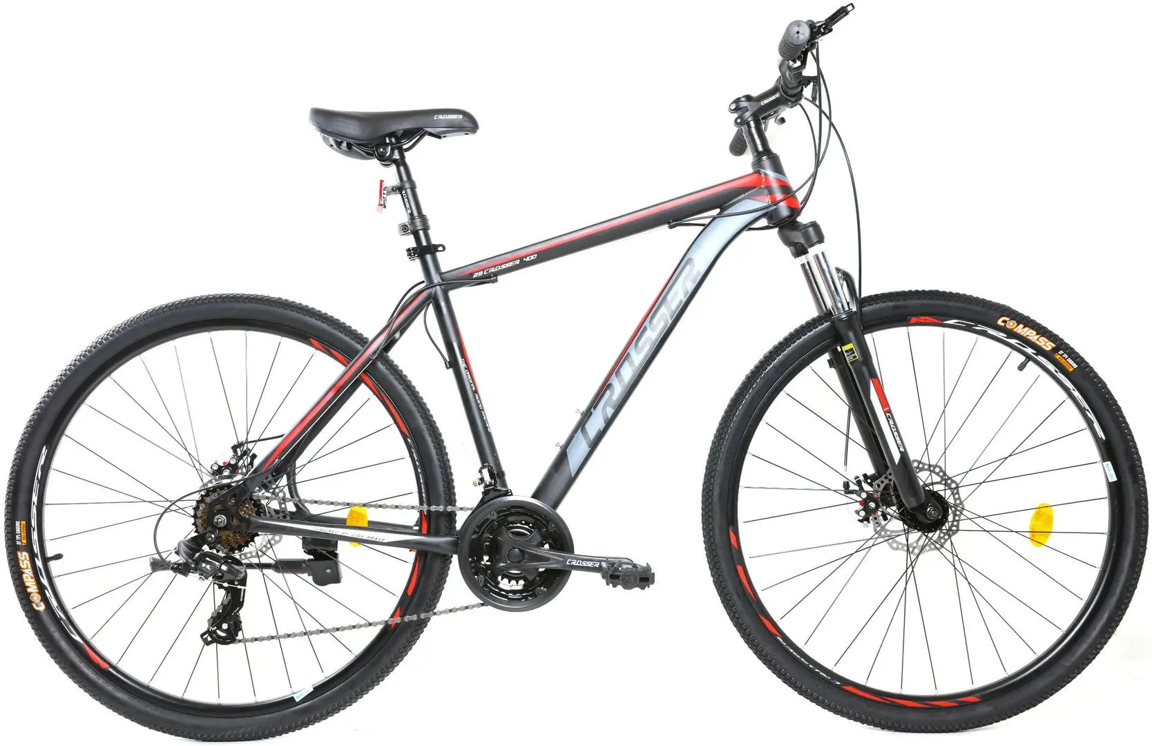 Велосипед Crosser 40D 29 GD-SKD (Black/Red)