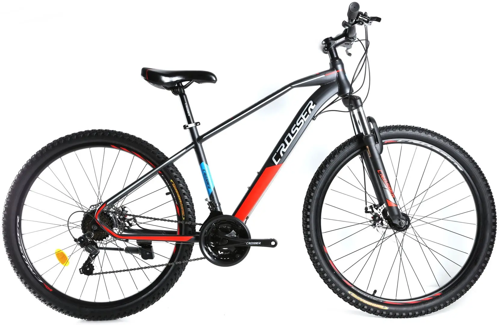 Bicicleta Crosser Gemini 27.5 GD-SKD (Black/Red)