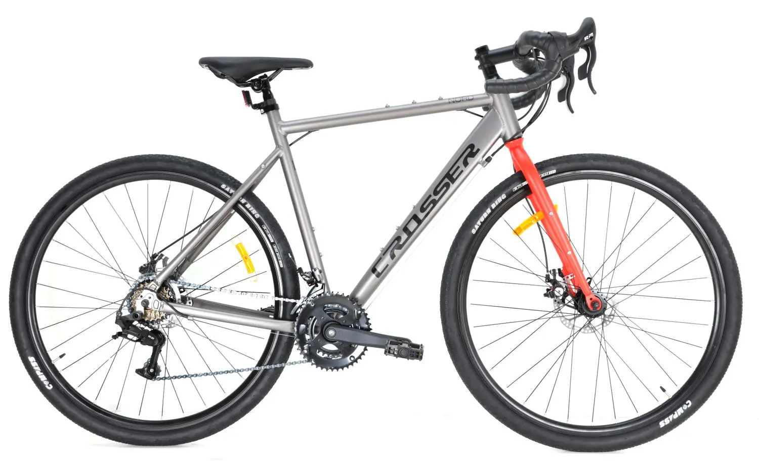 Bicicleta Crosser Nord 700C 530-14S (Gray/Red)