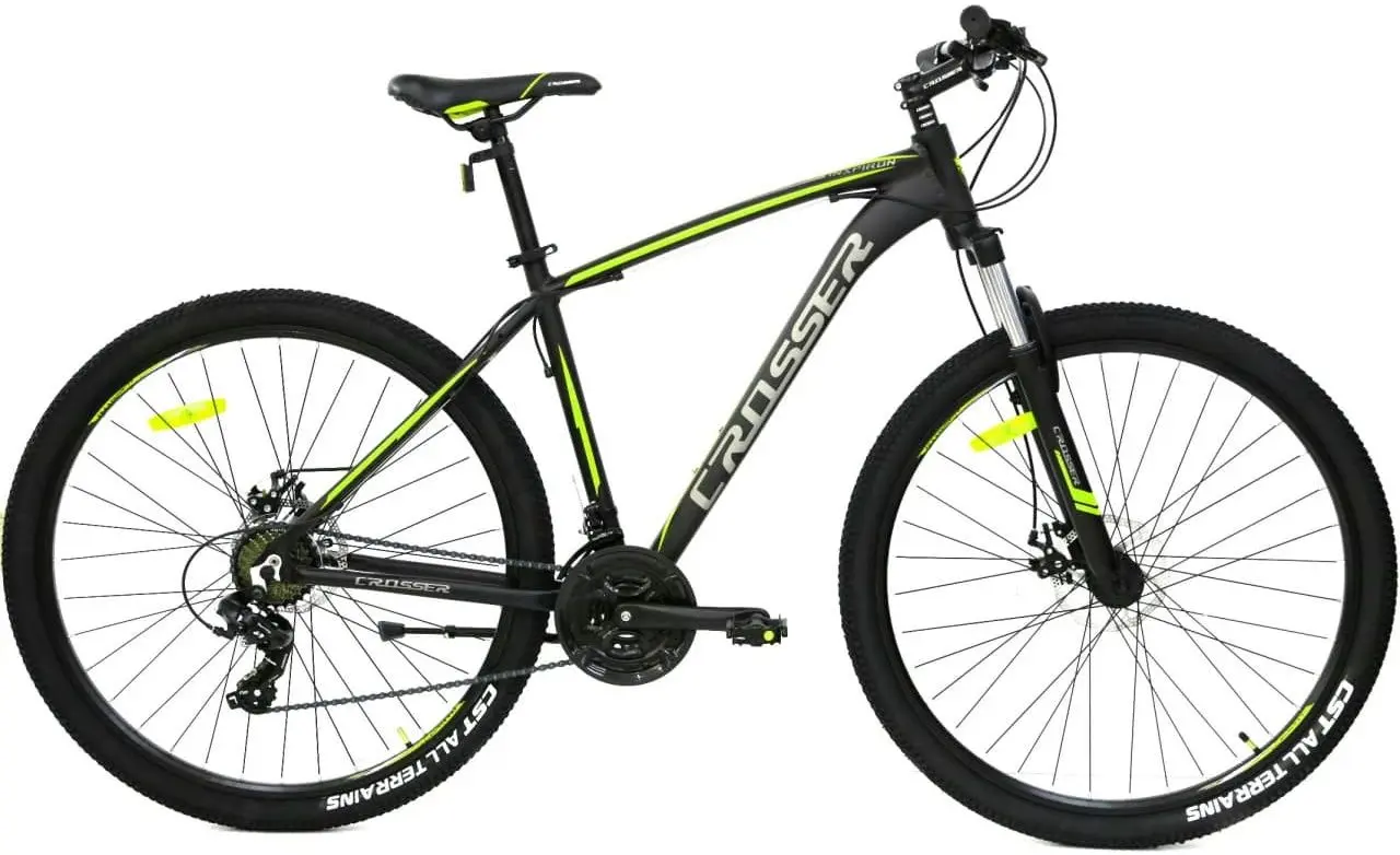Велосипед Crosser Inspiron 29 22 (Black/Green)