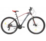 Bicicleta Crosser Lava 29 18 21S Shimano + Hydr Logan (Black/Red)