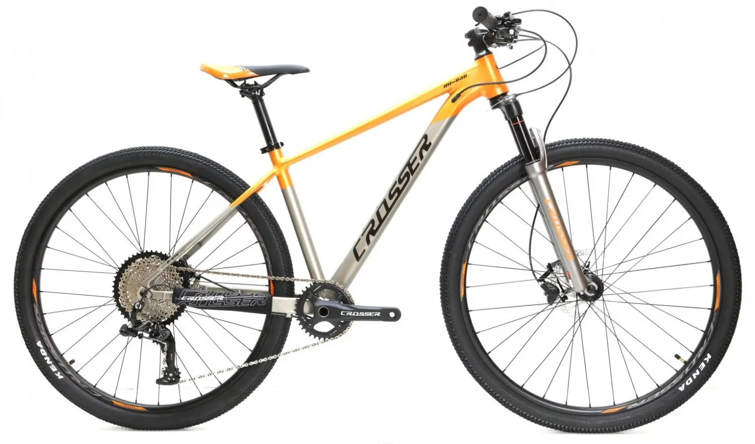 Велосипед Crosser MT-036 29 17 21S Shimano + Hydr Logan (Black/Orange)