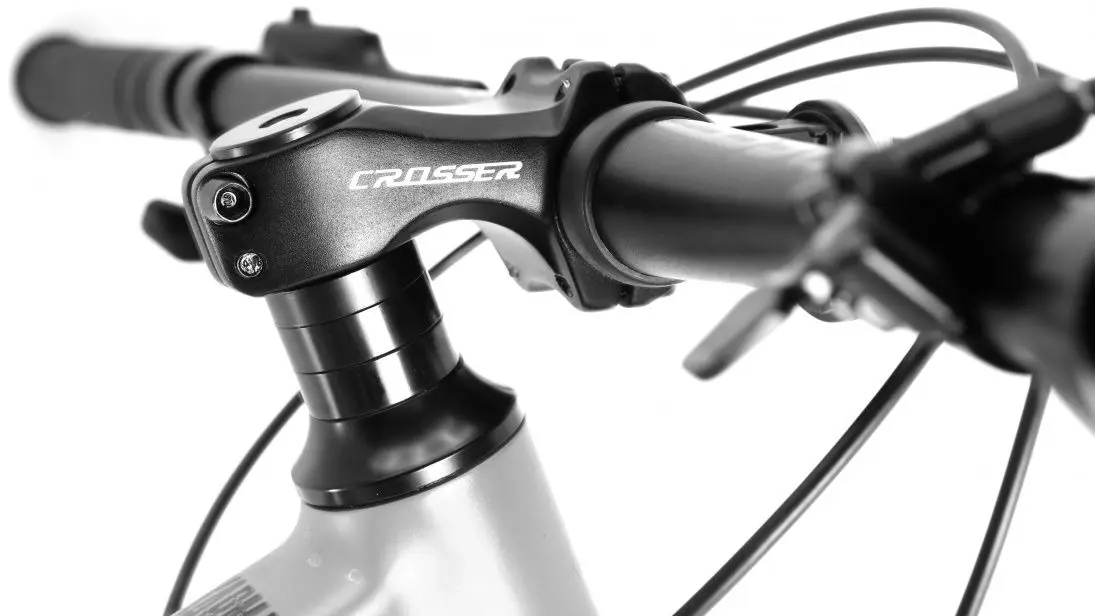 Велосипед Crosser MT-036 29 19 LTWOO+Shimano 1x12 (Black/Gray) - 4