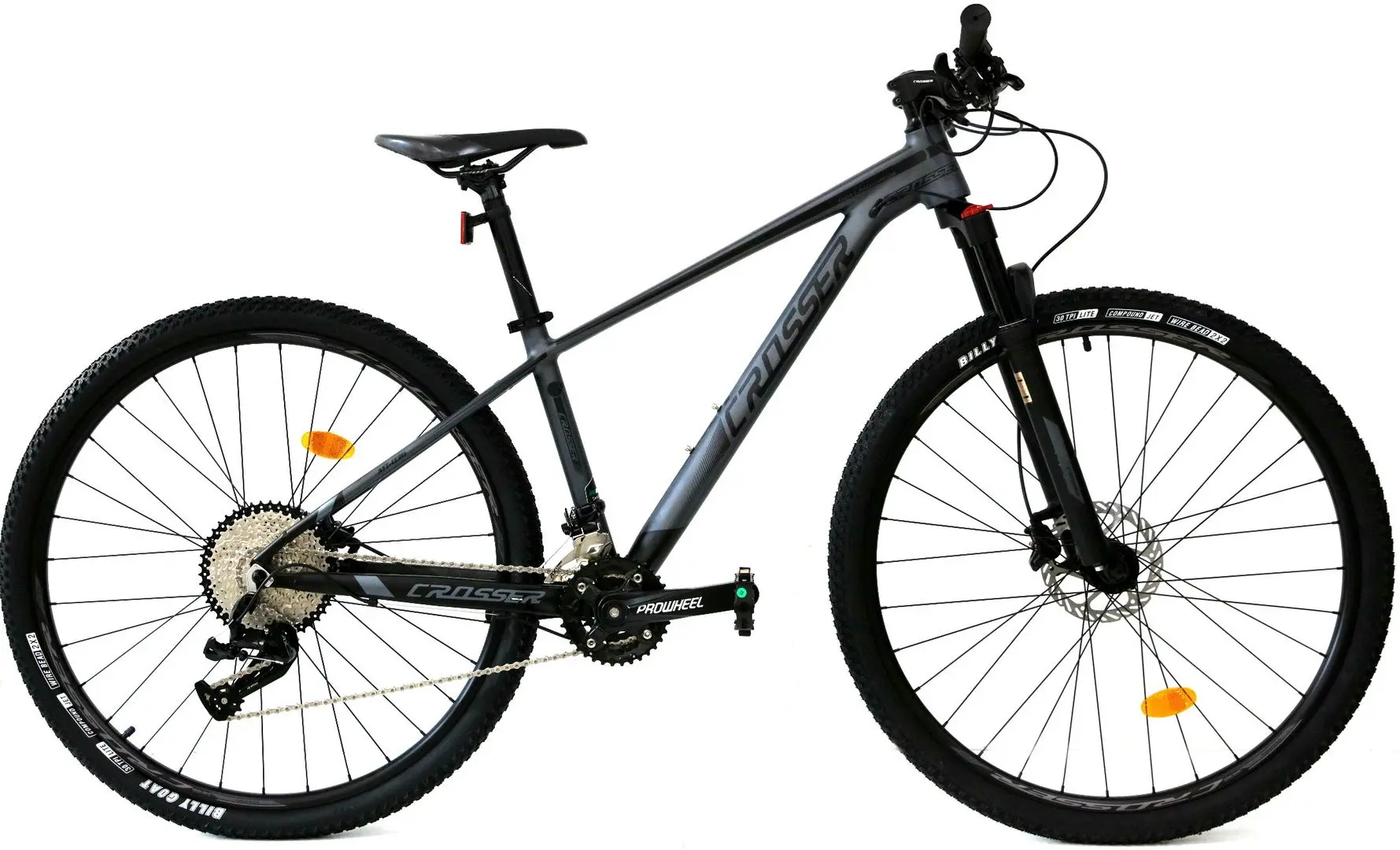 Велосипед Crosser MT-036 29 19 LTWOO+Shimano 1x12 (Black/Gray)
