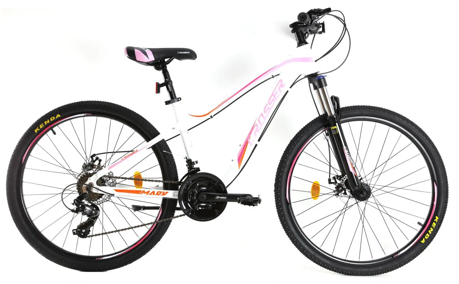 Bicicleta Crosser P6-2 26 15 (White/Rose)