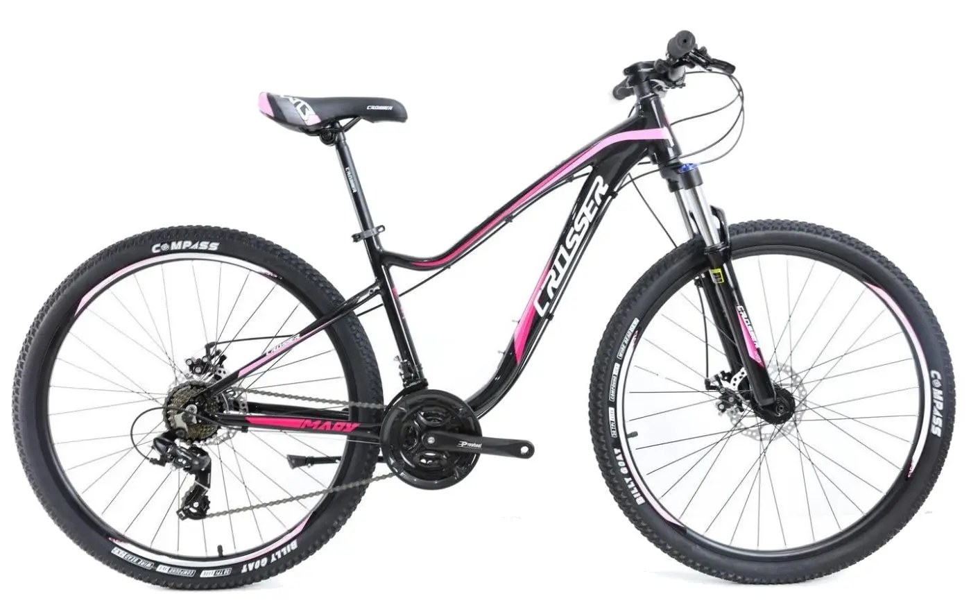 Bicicleta Crosser P6-2 29 15.5 (Black/Pink)