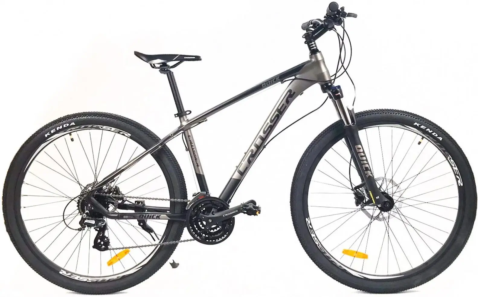 Bicicleta Crosser Quick 29 19 21S Shimano + Hydr Logan (Gray/Black)