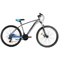 Bicicleta Crosser Quick 29 19 21S Shimano + Hydr Logan (Gray/Blue)