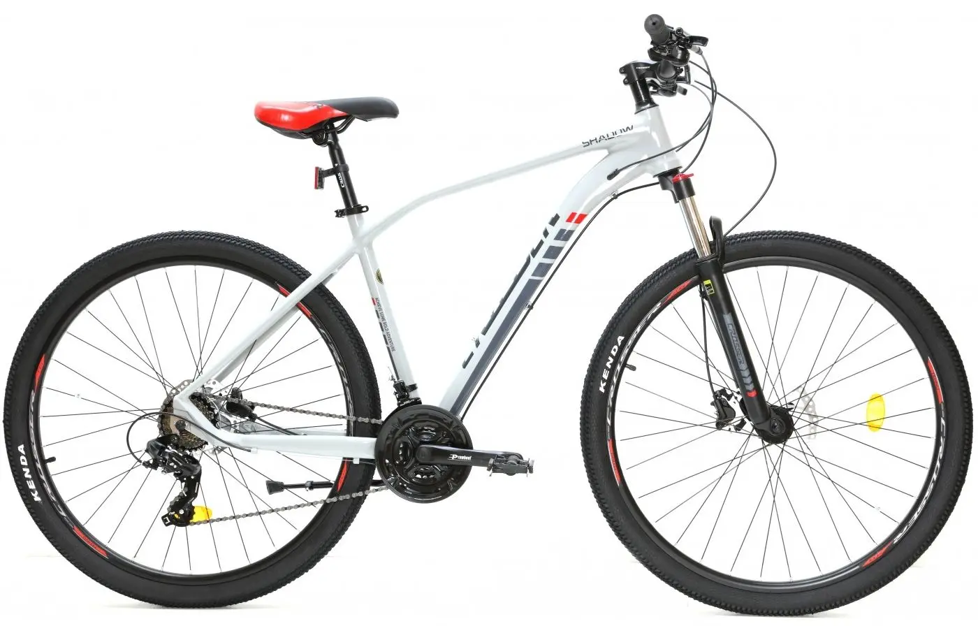 Велосипед Crosser Shadow 29 19 21S Shimano + Hydr Logan (Gray/Red)