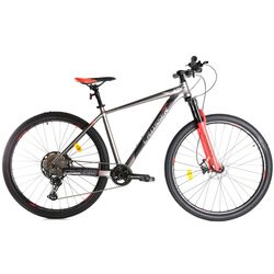 Bicicleta Crosser Solo 29 21 21S Shimano + Hydr Logan (Gray/Red)