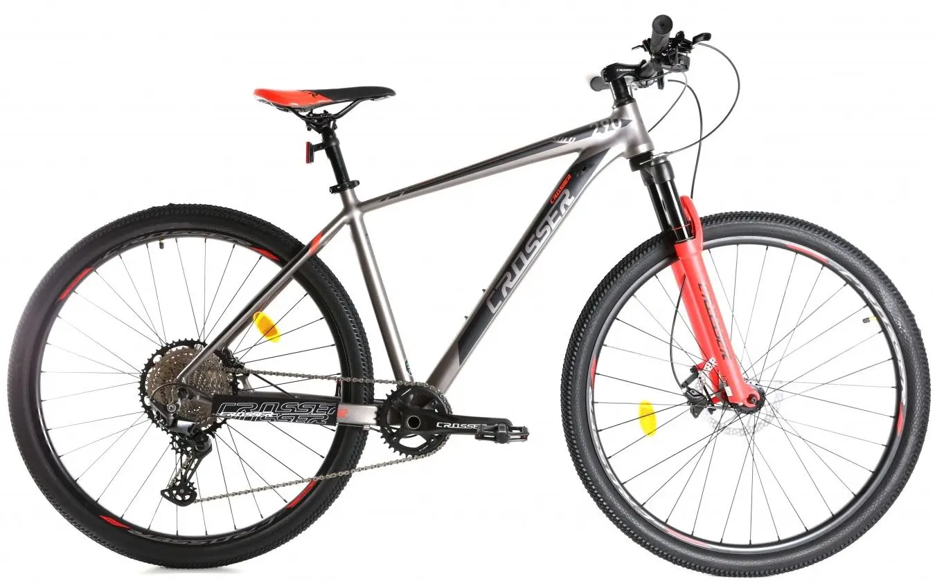 Велосипед Crosser Solo 29 21 21S Shimano + Hydr Logan (Gray/Red)