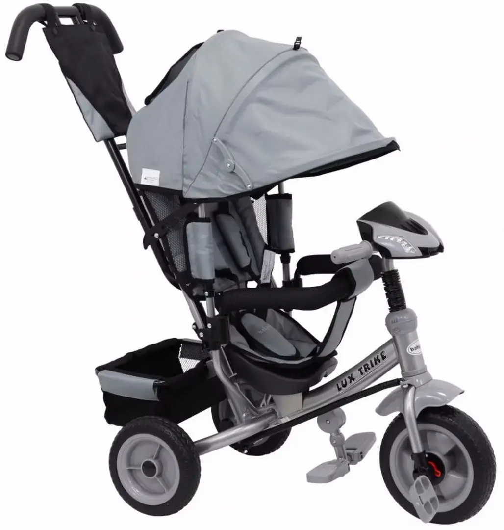 Трехколесный велосипед Baby Mix Lux Trike 39537 (Grey) - 2