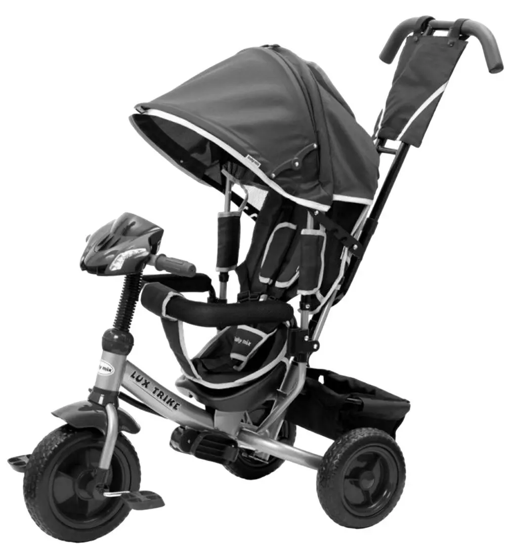 Трехколесный велосипед Baby Mix Lux Trike 45767 (Dark Grey)