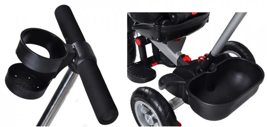 Трехколесный велосипед 4в1 BicyStar Baby Lux (Gray) - 3