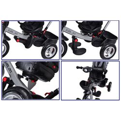 Трехколесный велосипед 4в1 BicyStar Baby Lux (Gray) Thumb