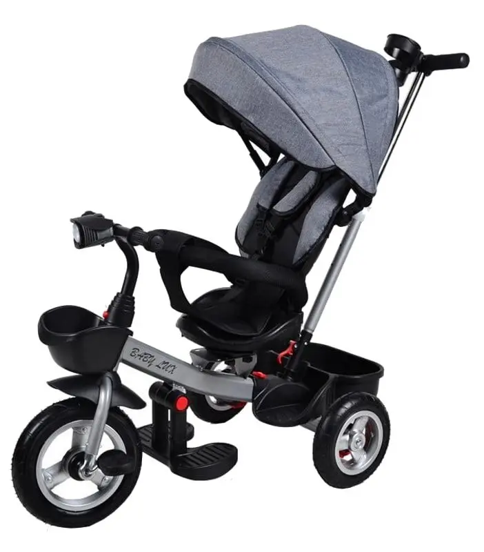 Трехколесный велосипед 4в1 BicyStar Baby Lux (Gray)