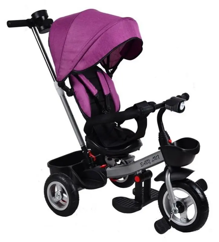 Трехколесный велосипед 4в1 BicyStar Baby Lux (Violet) - 4
