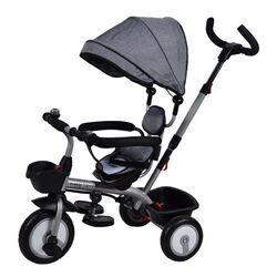 Трехколесный велосипед 4в1 BicyStar Baby Trike (Gray)
