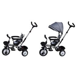 Трехколесный велосипед 4в1 BicyStar Baby Trike (Gray) Thumb