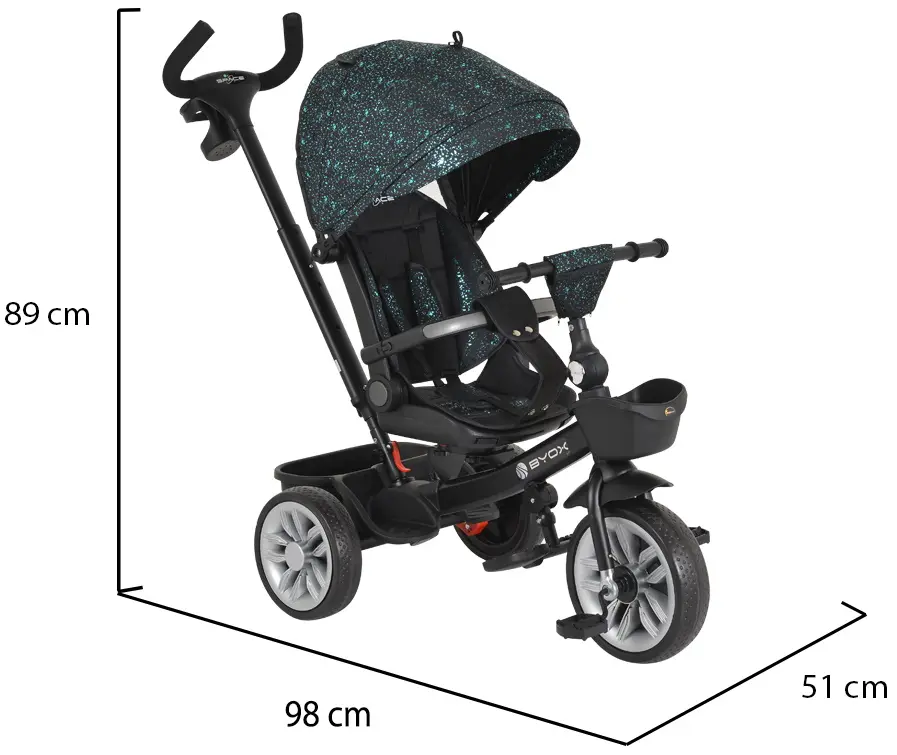 Tricicleta Byox Space (Blue)