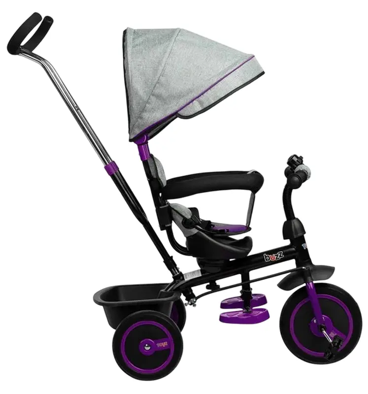 Трехколесный велосипед Caretero Buzz (Purple/Grey/Black) - 5