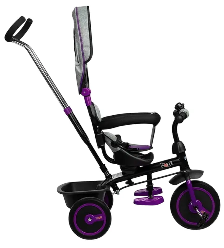 Трехколесный велосипед Caretero Buzz (Purple/Grey/Black) - 6