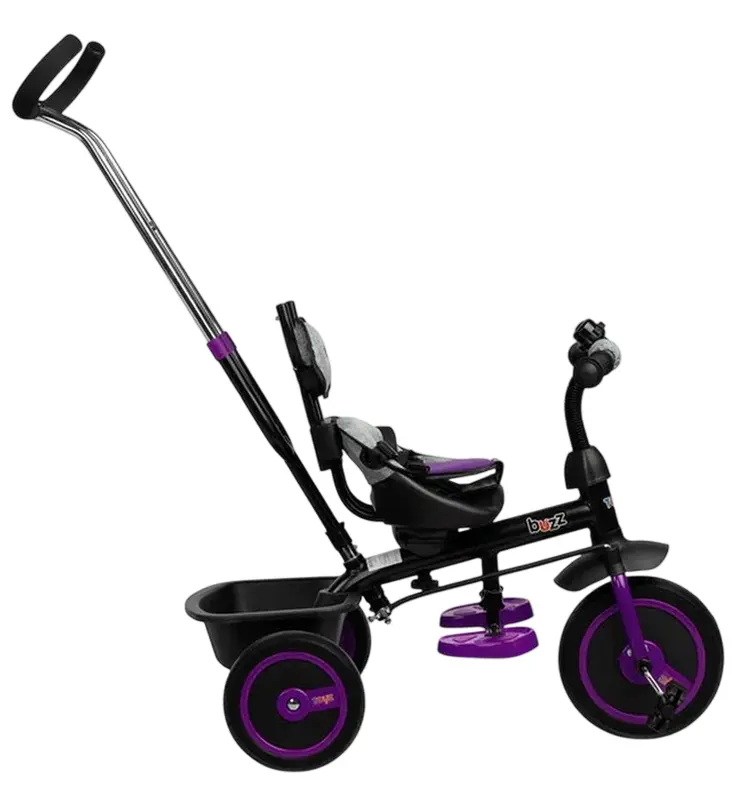 Трехколесный велосипед Caretero Buzz (Purple/Grey/Black) - 7