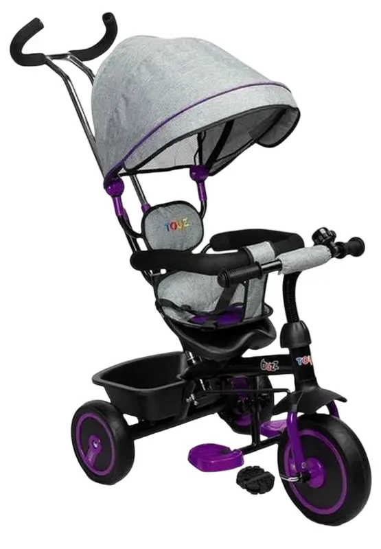 Трехколесный велосипед Caretero Buzz (Purple/Grey/Black)
