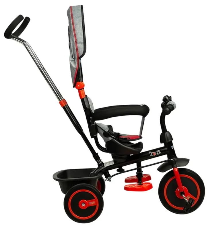 Tricicleta Caretero Buzz (Red/Grey/Black) - 6