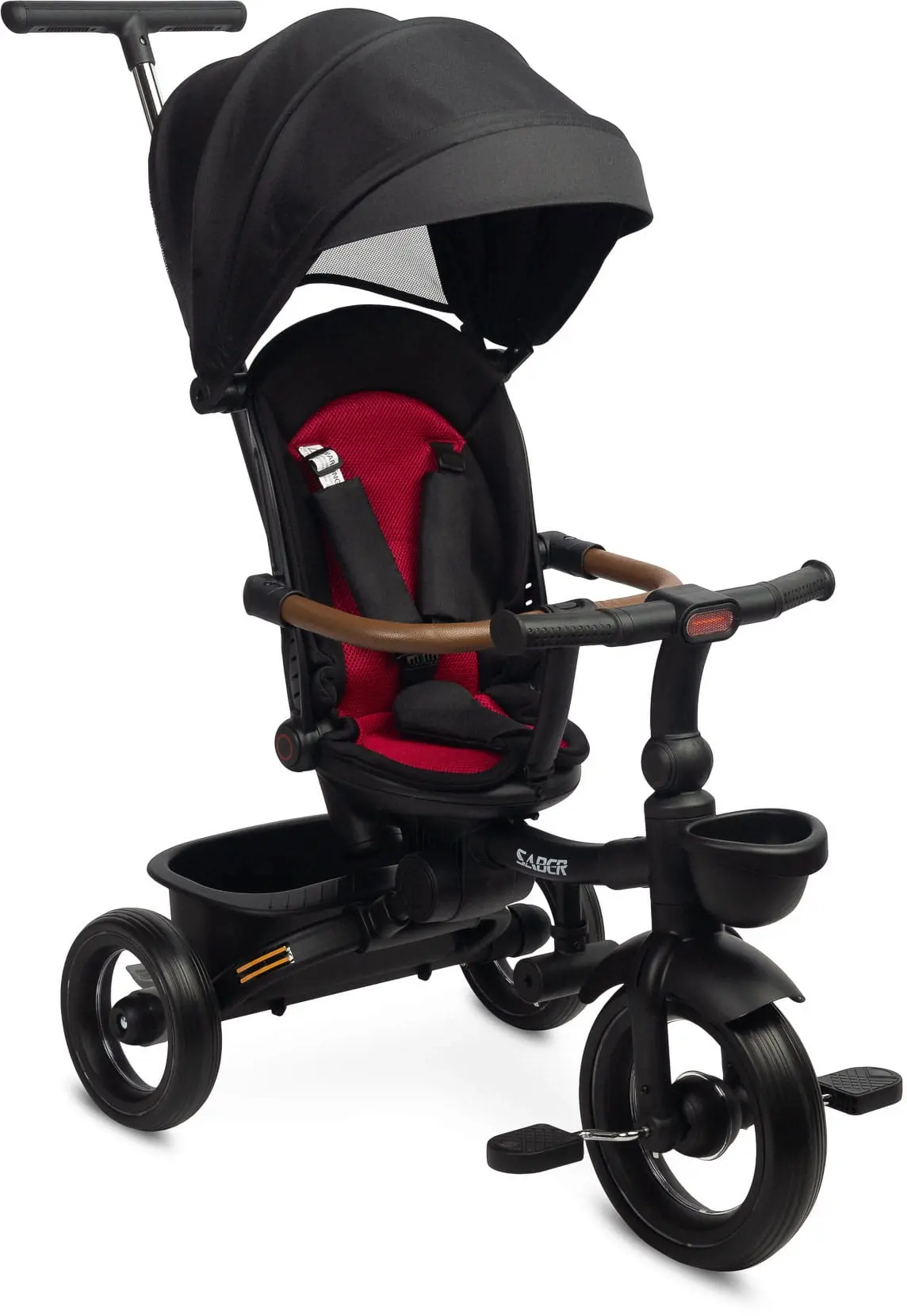 Tricicleta Caretero Saber (Black/Red) - 2