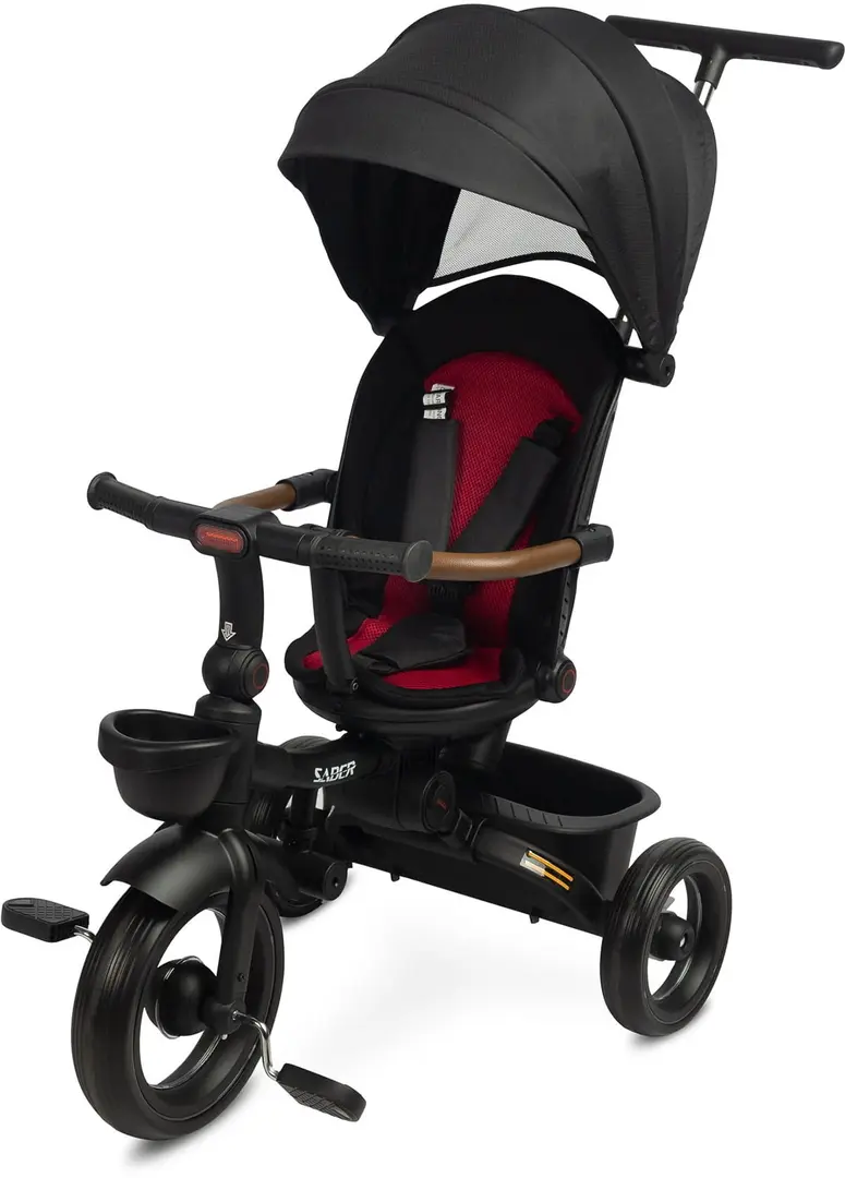 Tricicleta Caretero Saber (Black/Red)