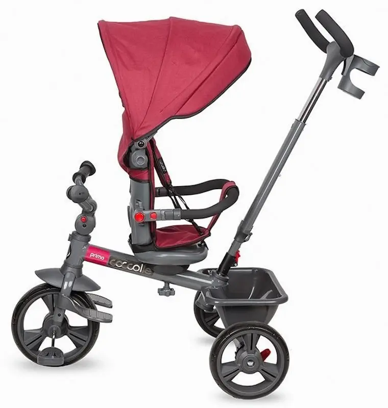 Tricicleta Coccolle Primo (Magenta) - 4