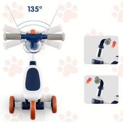 Tricicleta 4in1 Costway TS10070NY (Navy Blue) Thumb