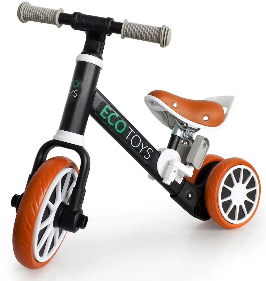 Трехколесный велосипед 2в1 Ecotoys LC-V1307 (Black) - 2