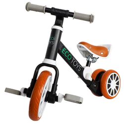 Трехколесный велосипед 2в1 Ecotoys LC-V1307 (Black)