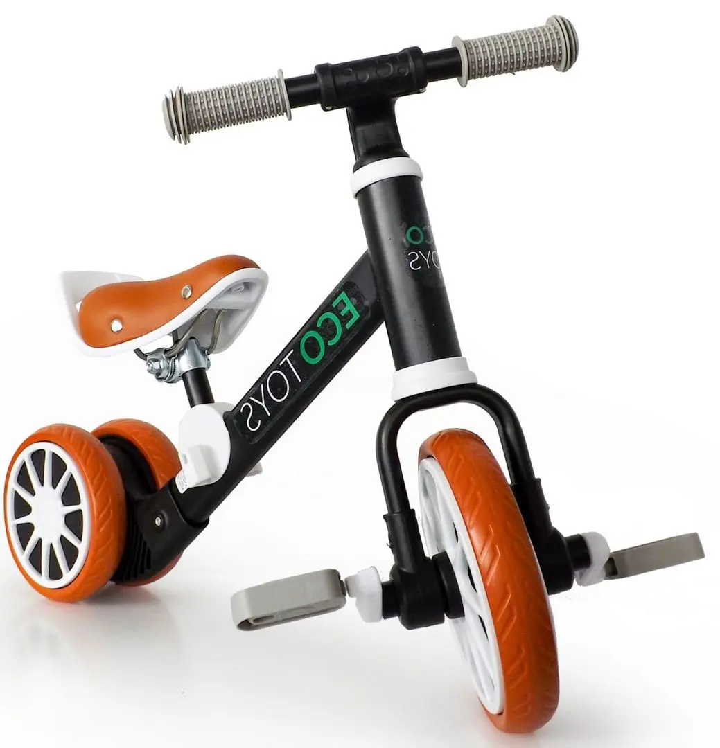 Трехколесный велосипед 2в1 Ecotoys LC-V1307 (Black) - 8