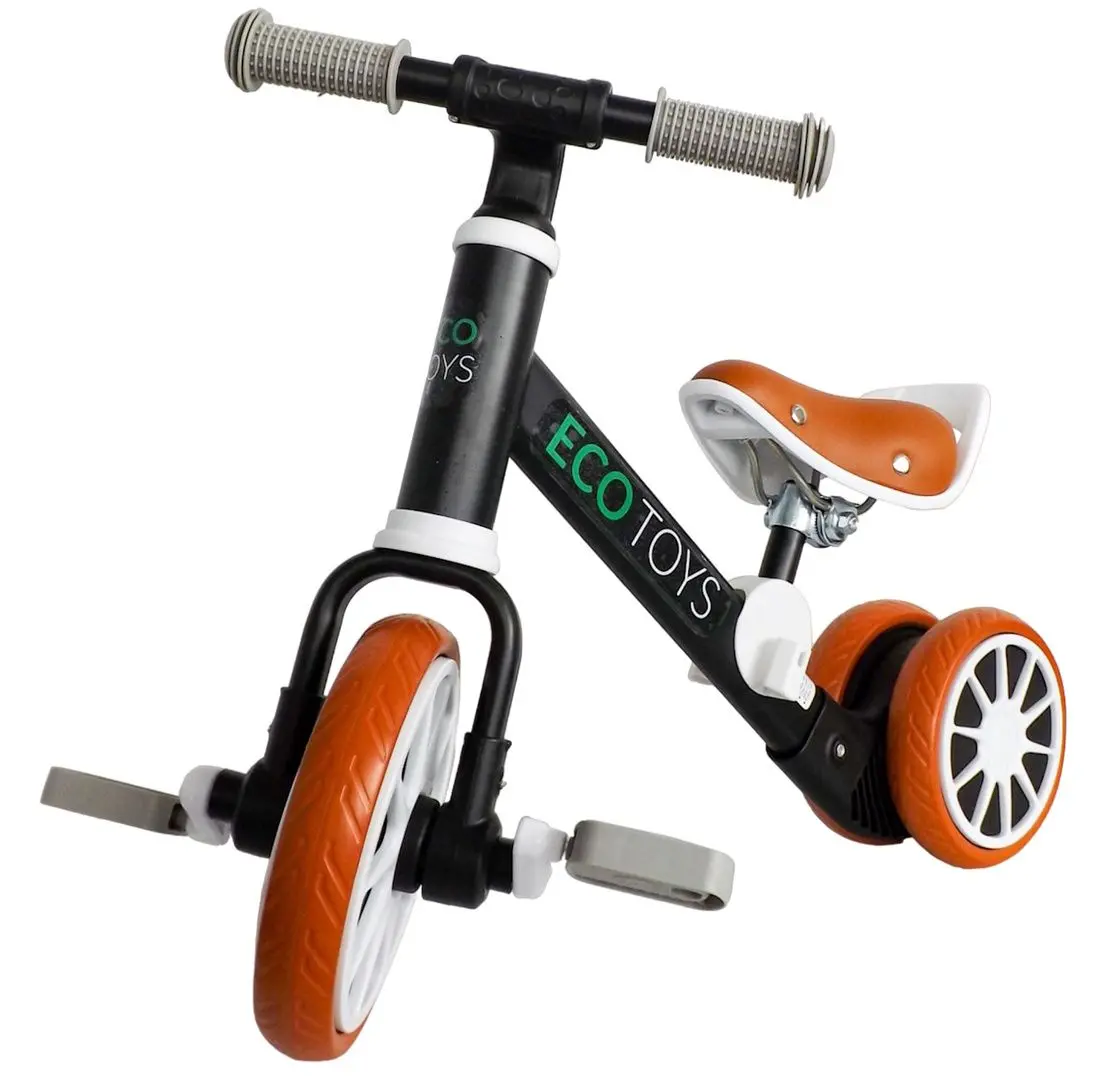 Трехколесный велосипед 2в1 Ecotoys LC-V1307 (Black)