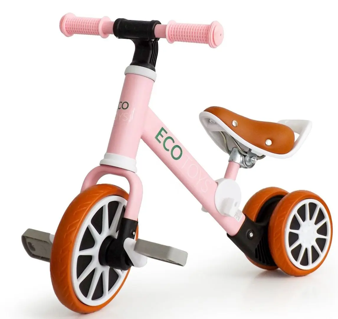 Tricicleta 2in1 Ecotoys LC-V1307 (Pink) - 2