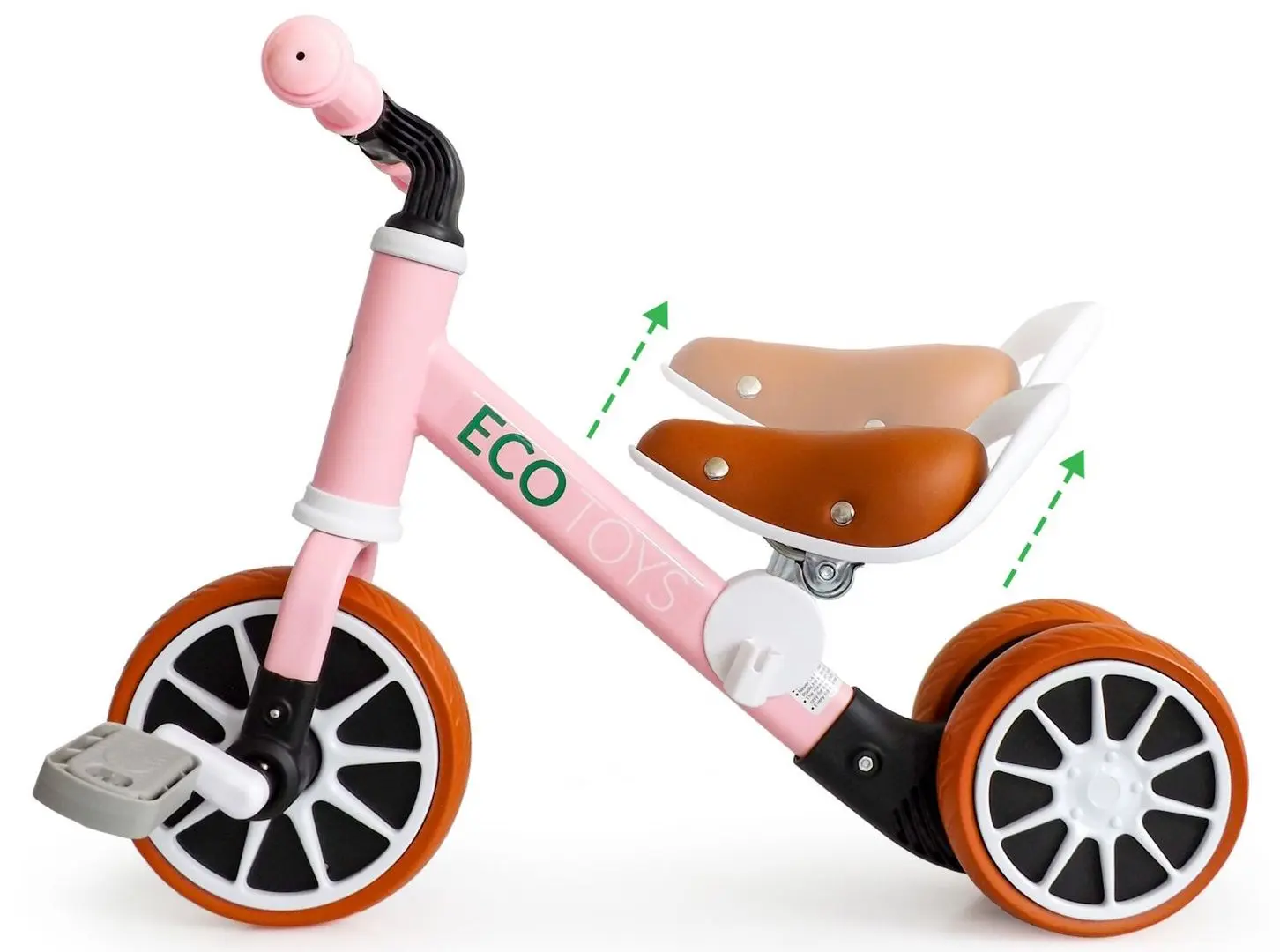 Tricicleta 2in1 Ecotoys LC-V1307 (Pink) - 8