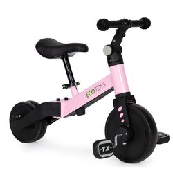 Трехколесный велосипед 2в1 Ecotoys YM-BT-6 (Pink) Thumb